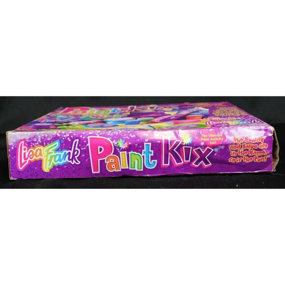 Vtg 30 Pc Lisa Frank Paint Kix Activity Set Craft Kit Stamp Wheel Roller Sponge - Picture 5 of 12